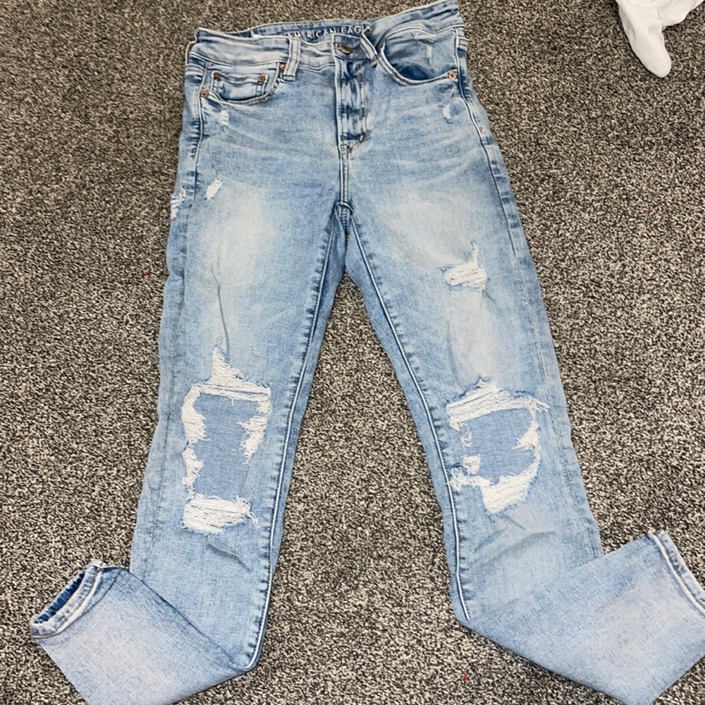 American Eagle ripped jeans